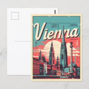Illustrerade gåvor från staden Wien Vykort