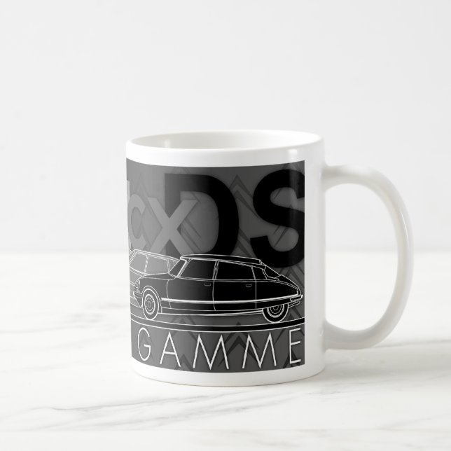 "Illustrerade Haute de Gamme" den Citroen Kaffemugg (Höger)