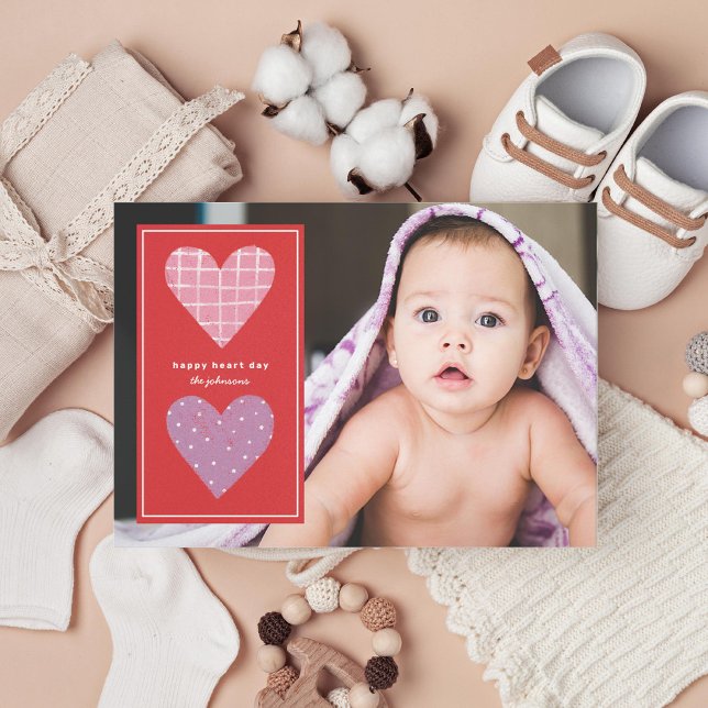 Illustrerade hjärtan Valentine Julkort (Skapare uppladdad)