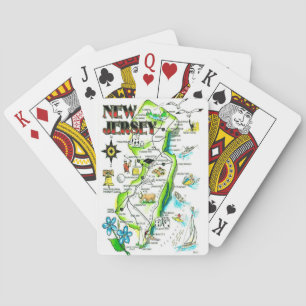 Illustrerade spelkort från New Jersey