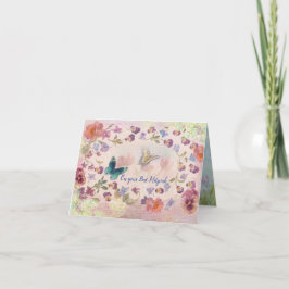 Illustrerat fjäril- och botaniskt anteckningskort