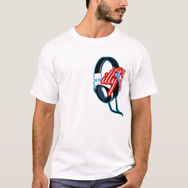 illy - Headphonedesign T-shirt (Framsida)