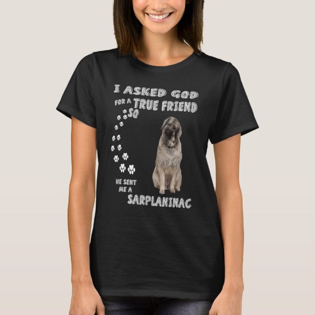 Illyrian Shepherd Hund Pappa Costume Cute Sarplan T Shirt (Framsida)