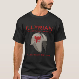 Illyriska Balkan Autochthonous Kosovo Skandertigal T Shirt