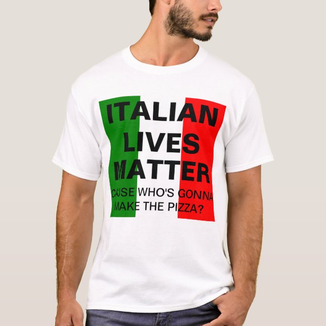 ILM som ska göra Pizza T Shirt (Framsida)