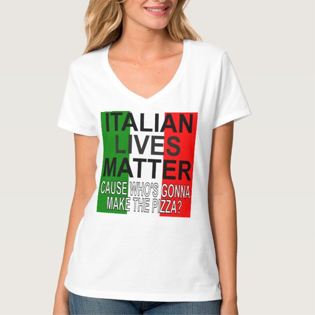 ILM som ska göra Pizza T Shirt (Framsida)