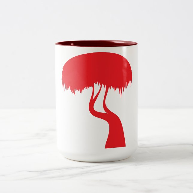 Ilmenskie Birch Träd Coffee Mugg (Center)