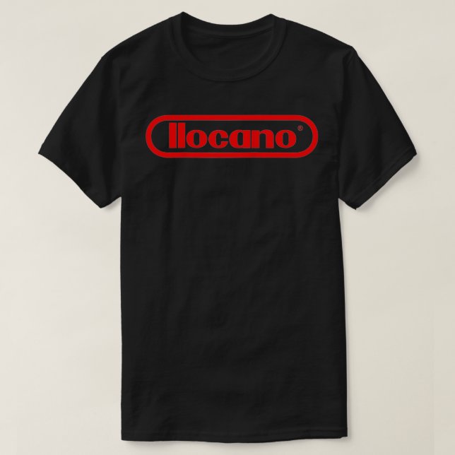 Ilocano  Retro Gaming Logo  Philippines  T Shirt (Design framsida)