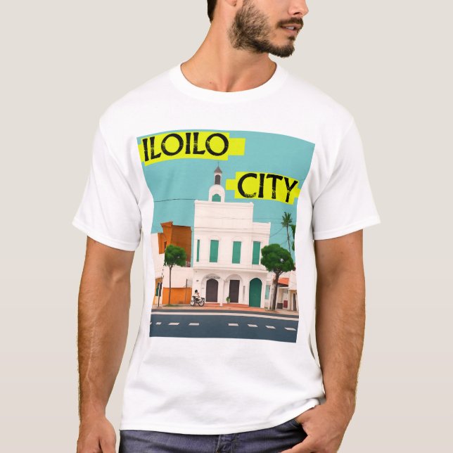 ILOILO CITY PHILIPPINES T SHIRT (Framsida)