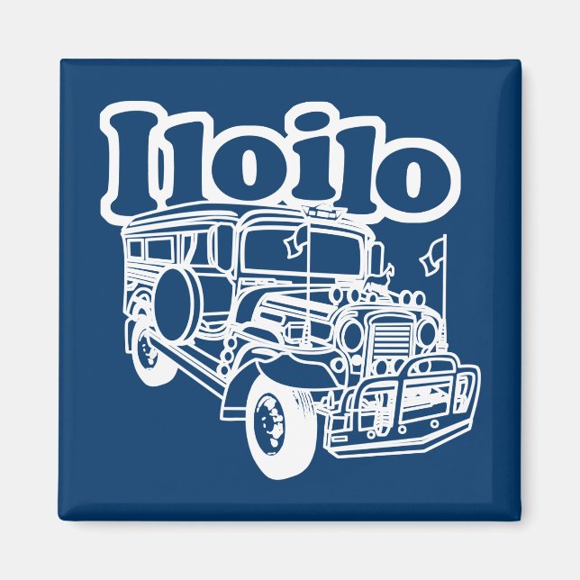 Iloilo Jeepney Magnet (Framsidan)