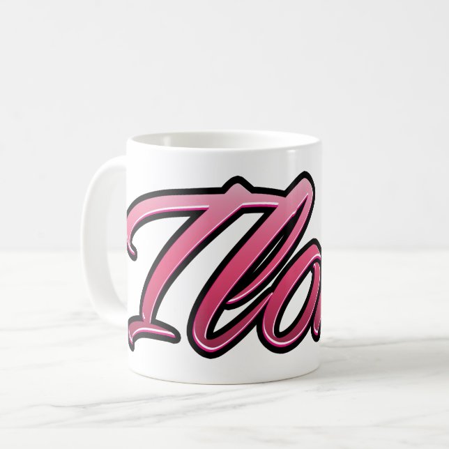 Ilona faded pink Tasse Teetasse Kaffeetasse Kaffemugg (Framsida vänster)
