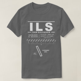 Ilopango Internationell flygplats ILS T-Shirt