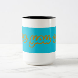 ilove kaffe Två-Tonad mugg