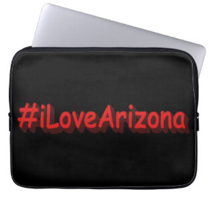 "#iLoveArizona " Cute Design. Köp nu Laptop Fodral