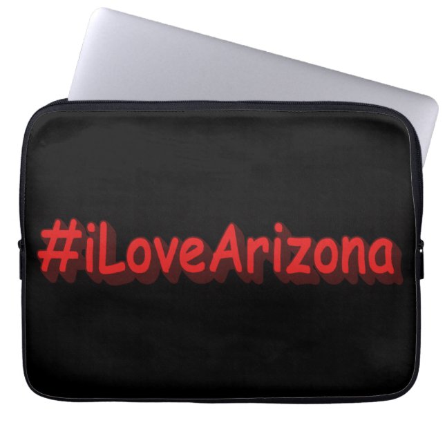 "#iLoveArizona " Cute Design. Köp nu Laptop Fodral (Framsidan)