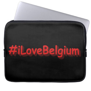 "#iLoveBelgium" Cute Design. Köp nu Laptop Fodral