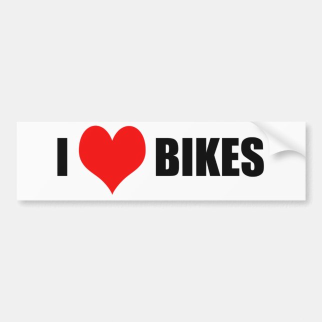 Ilovebikes Bildekal (Framsidan)