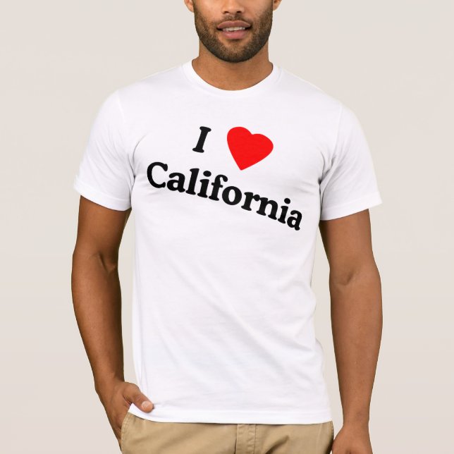 ilovecalifornia t shirt (Framsida)