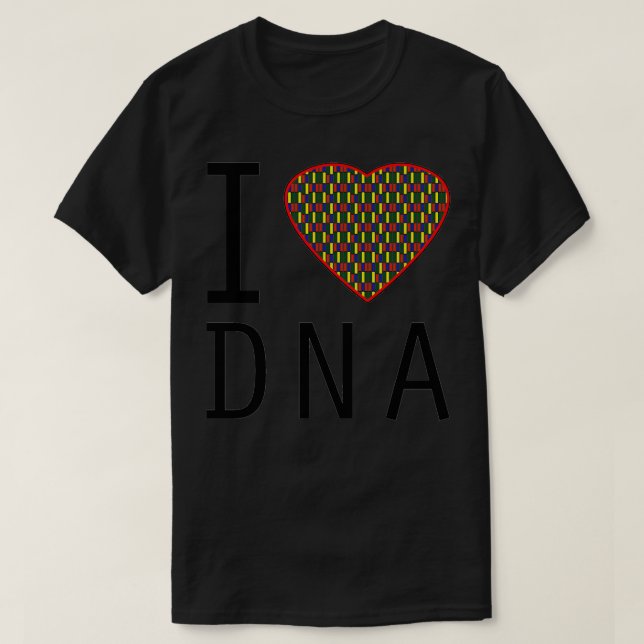 iLoveDNA T Shirt (Design framsida)