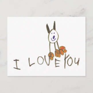 ILoveDuPuppy Vykort