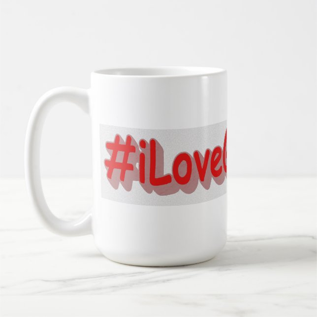 "#iLoveGEORGIA " Cute Design. Köp nu Kaffemugg (Vänster)