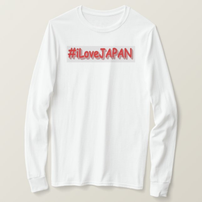 "#iLoveJAPAN" Cute Design. Buy Now T Shirt (Design framsida)