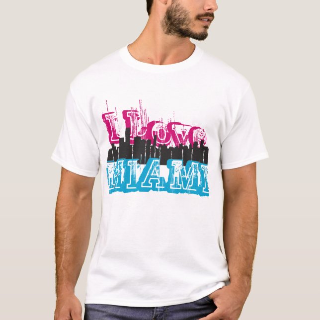 ilovemiami t-shirt (Framsida)