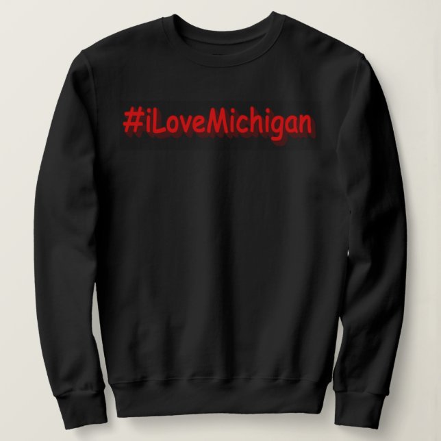 "#iLoveMichigan " Cute Design. Köp nu T Shirt (Design framsida)