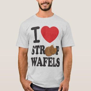 iLoveStroopwafels.com häfteT-tröja T-shirt