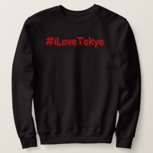 "#iLoveTokyo" Cute Design. Köp nu Lång Ärmad Tröja