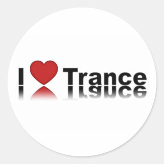 ILoveTrance Runt Klistermärke
