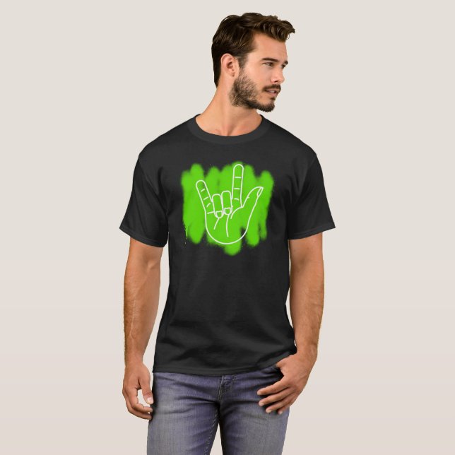 Iloveyou_asl T Shirt (Hel framsida)