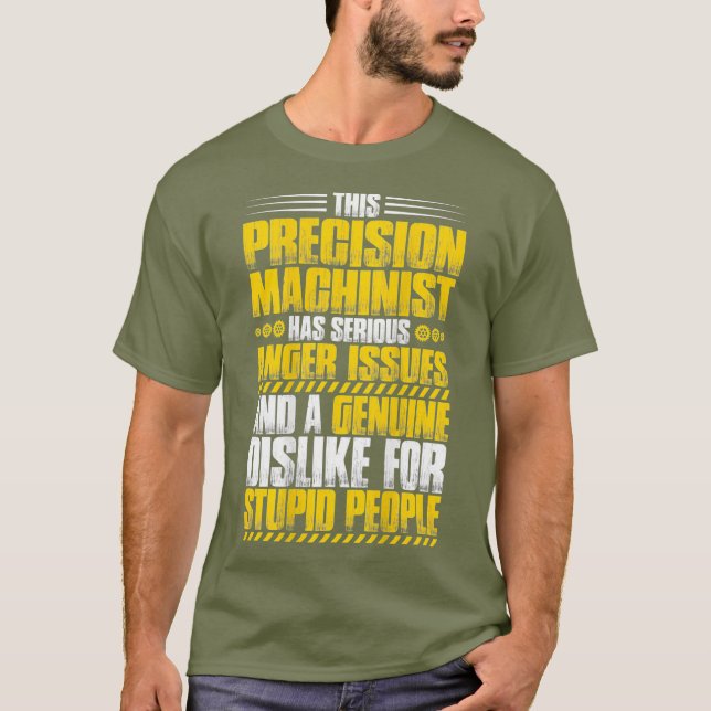 Ilproblem Precision Machinist T Shirt (Framsida)