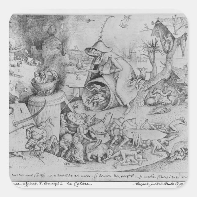 Ilska, 1557 fyrkantigt klistermärke (Framsida)