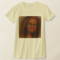 Ilska Äcklad Svart Docka Ansikte Meme T-Shirt