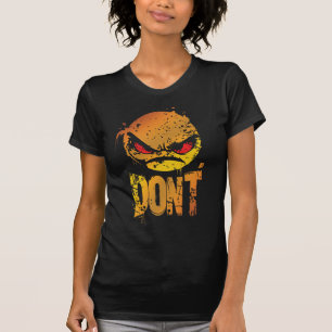Ilska Ansikte Emoji med texten 'INTE' T Shirt