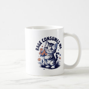 Ilska Arg Emotion Funny Rage Rage Consumes Me - Kaffemugg