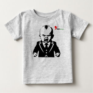 Ilska Baby T-Shirt Fräck Boss Spädbarnströja