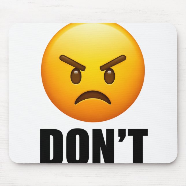 Ilska Emoji Inte Musmatta (Framsidan)