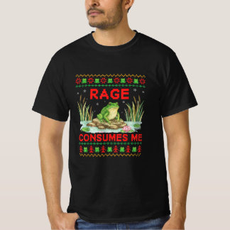 Ilska Förtärar Mig Rolig Groda Meme Retro Humor Sk T Shirt
