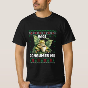 Ilska Förtärar Mig Rolig Groda Meme Retro Humor Sk T Shirt