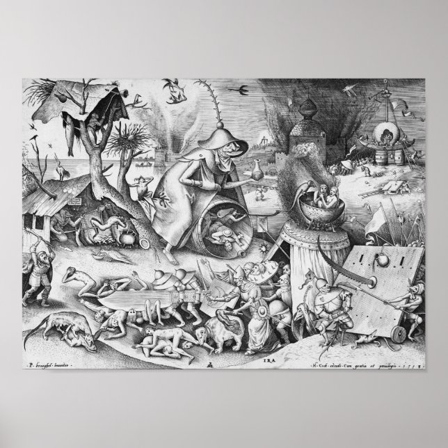 Ilska (IRA), The Seven Deadly Sins Poster (Framsidan)