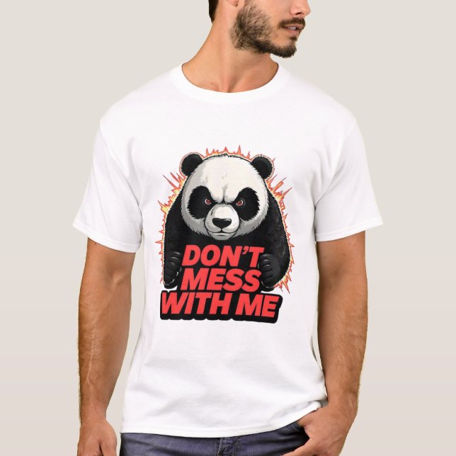 Ilska Panda Energi T-Shirt  (Framsida)