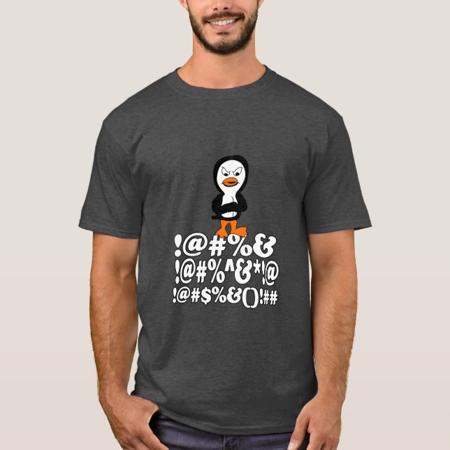 Ilska Pingvin T Shirt (Framsida)