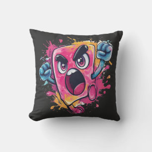 Ilska Popsicle Skriker Grafisk Hoodie Kudde