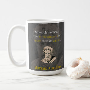 Ilska skadar dig mest: Marcus Aurelius om återhåll Kaffemugg