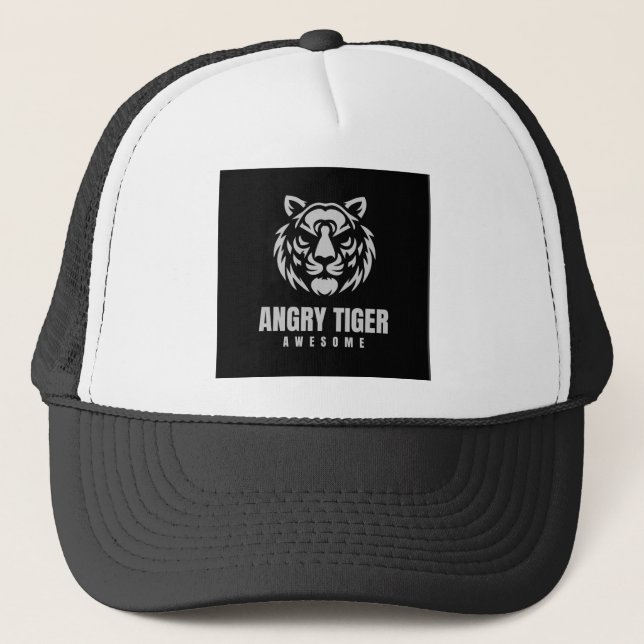 Ilska Tiger Truckerhatt.  Keps (Framsida)