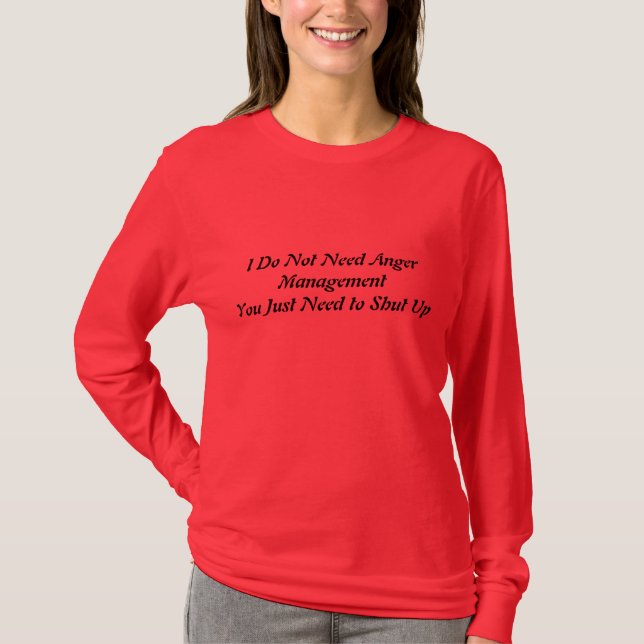 Ilskaledning utfärdar skjortan t-shirt (Framsida)