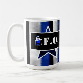 Ilsken Alien Blå [ SKULLien ] av J.H.T. Kaffemugg