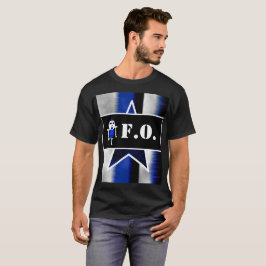 Ilsken Alien Blå [ SKULLien ]  T-Shirt av J.H.T